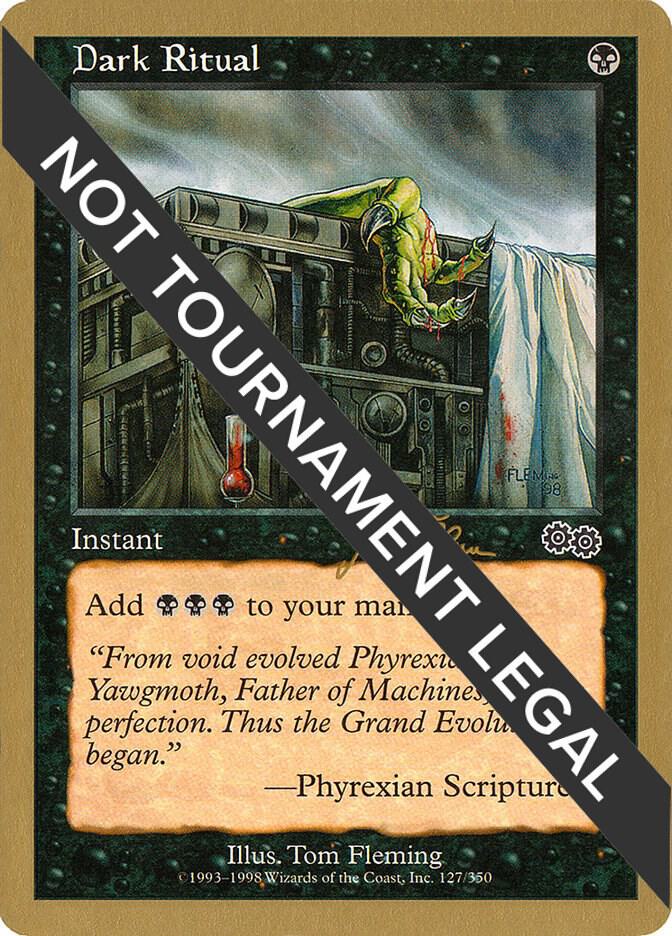 Dark Ritual - 1999 Jakub Slemr (USG) card from World Championship Decks
