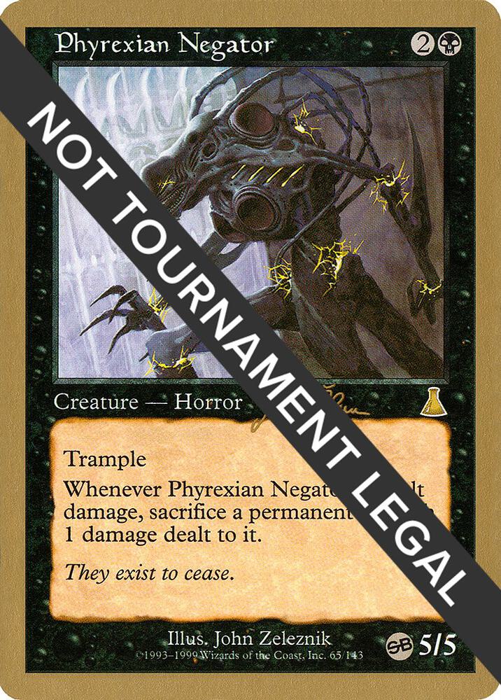 Phyrexian Negator - 1999 Jakub Slemr (UDS) (SB) card from World Championship Decks