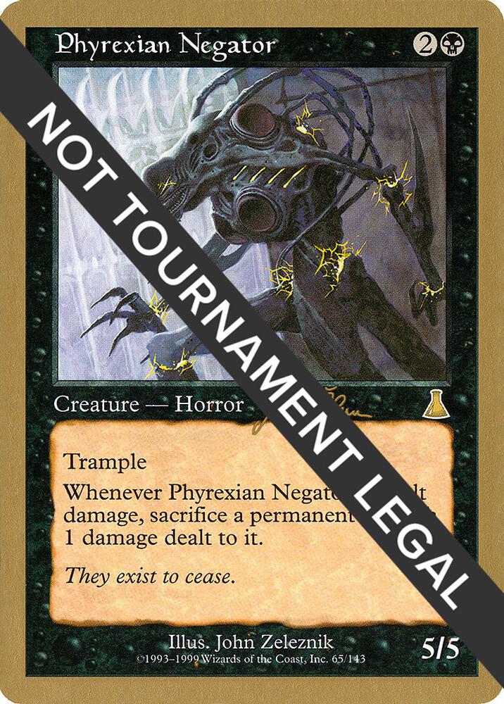 Phyrexian Negator - 1999 Jakub Slemr (UDS) card from World Championship Decks