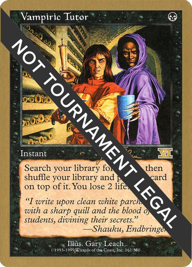 Vampiric Tutor - 1999 Jakub Slemr (6ED) card from World Championship Decks