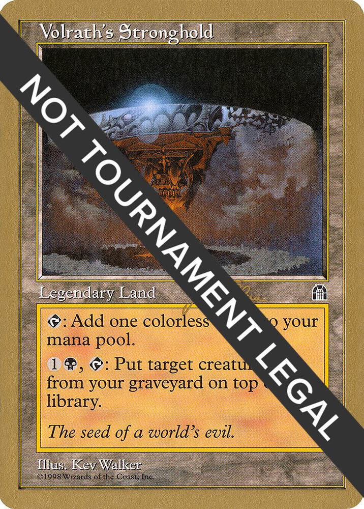 Volrath's Stronghold - 1999 Jakub Slemr (STH) card from World Championship Decks