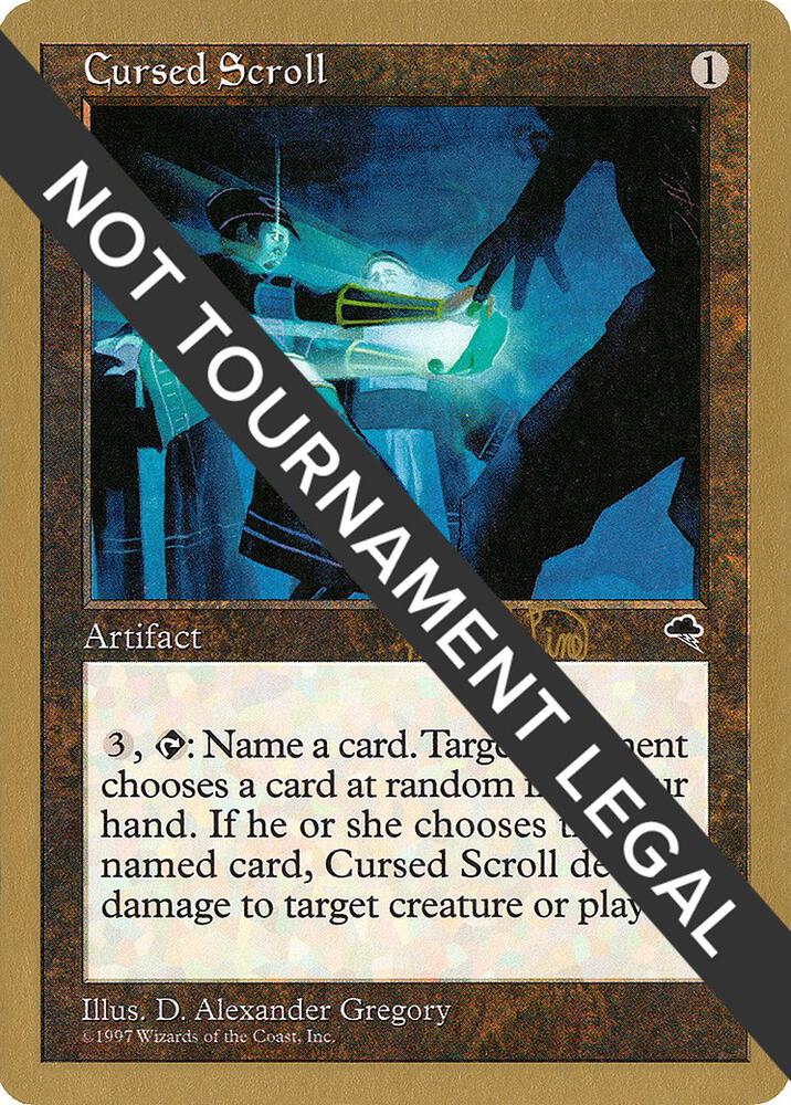 Cursed Scroll - 1999 Mark Le Pine (TMP) card from World Championship Decks