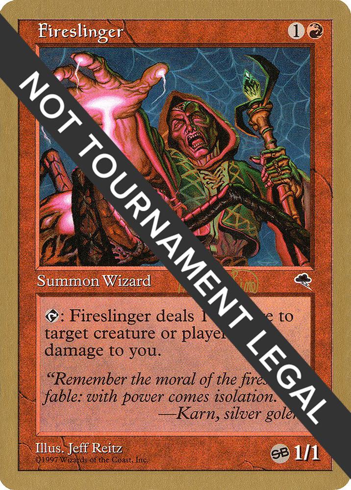 Fireslinger - 1999 Mark Le Pine (TMP) (SB) card from World Championship Decks