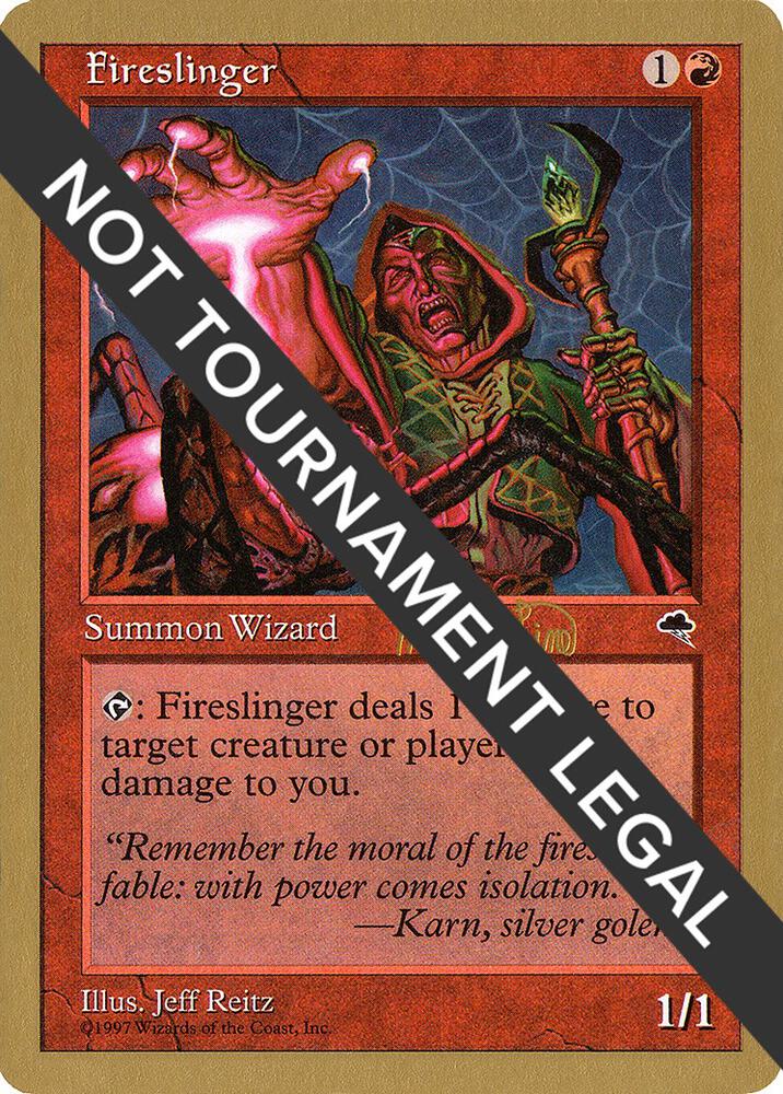 Fireslinger - 1999 Mark Le Pine (TMP) card from World Championship Decks