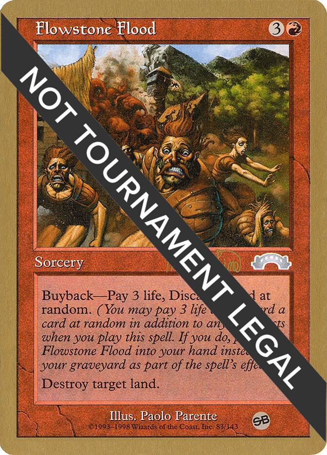 Flowstone Flood - 1999 Mark Le Pine (EXO) (SB) card from World Championship Decks