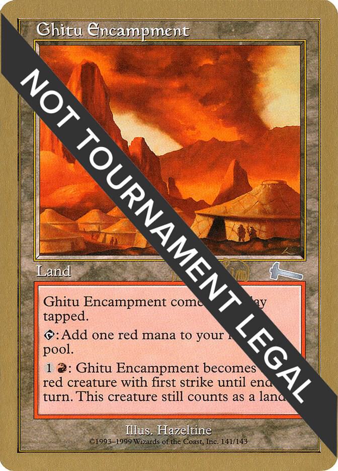 Ghitu Encampment - 1999 Mark Le Pine (ULG) card from World Championship Decks