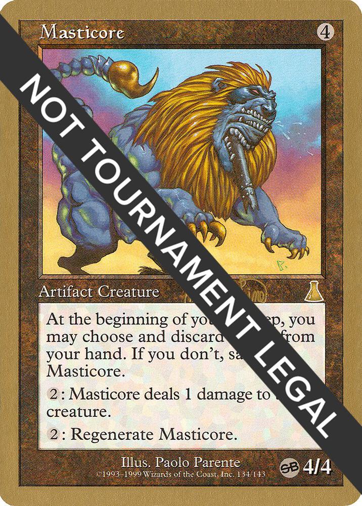 Masticore - 1999 Mark Le Pine (UDS) (SB) card from World Championship Decks