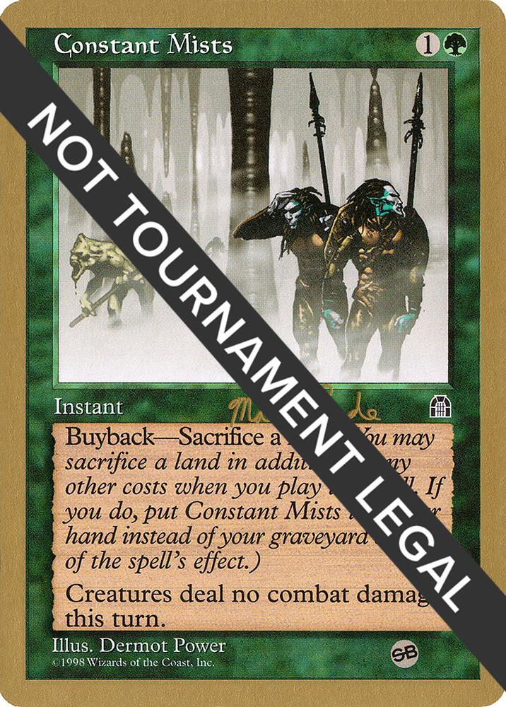 Constant Mists - 1999 Matt Linde (STH) (SB) card from World Championship Decks