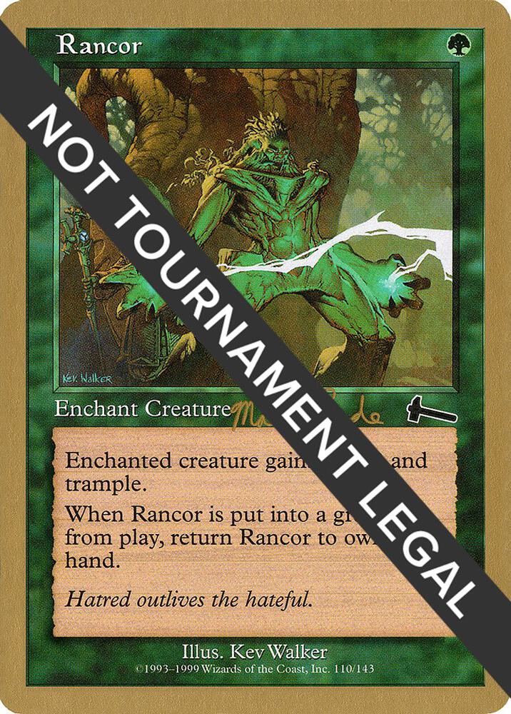 Rancor - 1999 Matt Linde (ULG) card from World Championship Decks