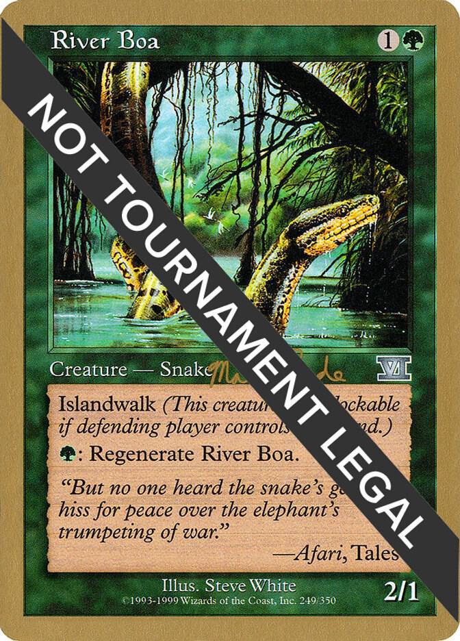 River Boa - 1999 Matt Linde (6ED) card from World Championship Decks