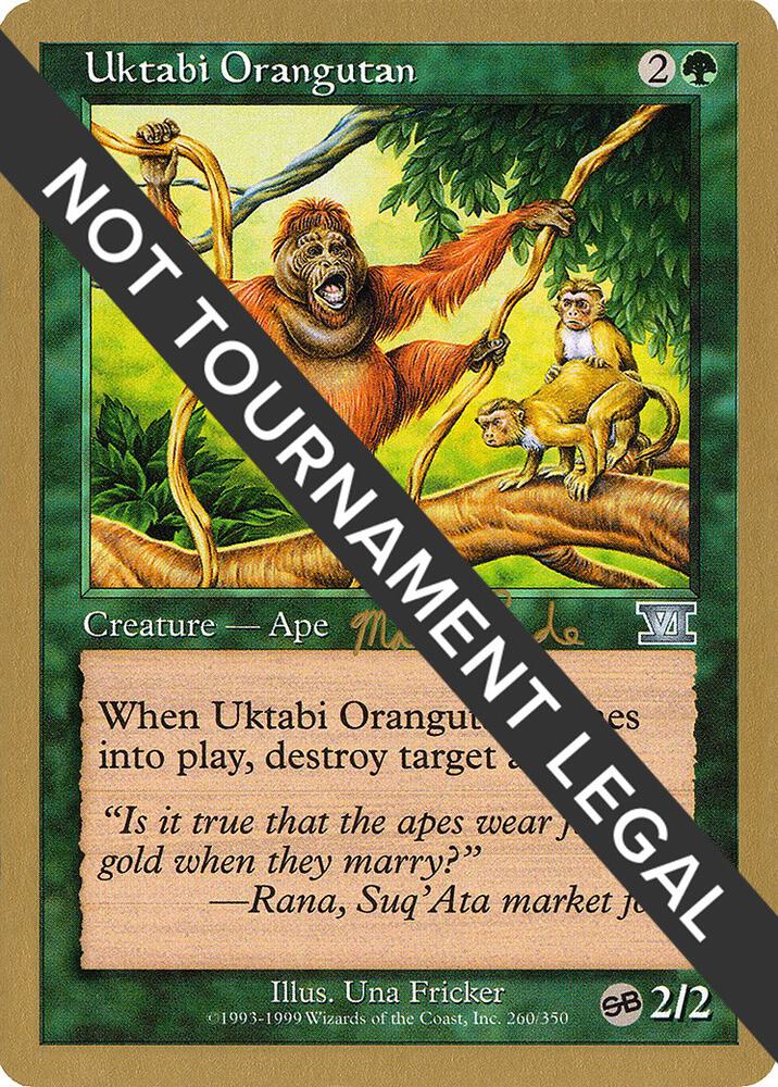 Uktabi Orangutan - 1999 Matt Linde (6ED) (SB) card from World Championship Decks