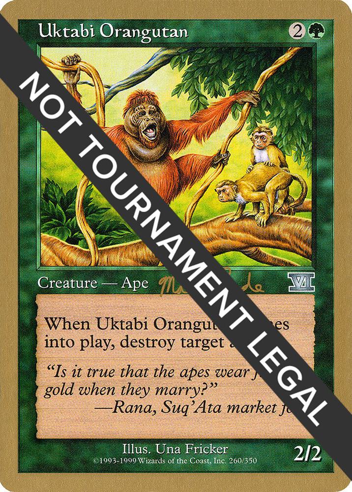 Uktabi Orangutan - 1999 Matt Linde (6ED) card from World Championship Decks
