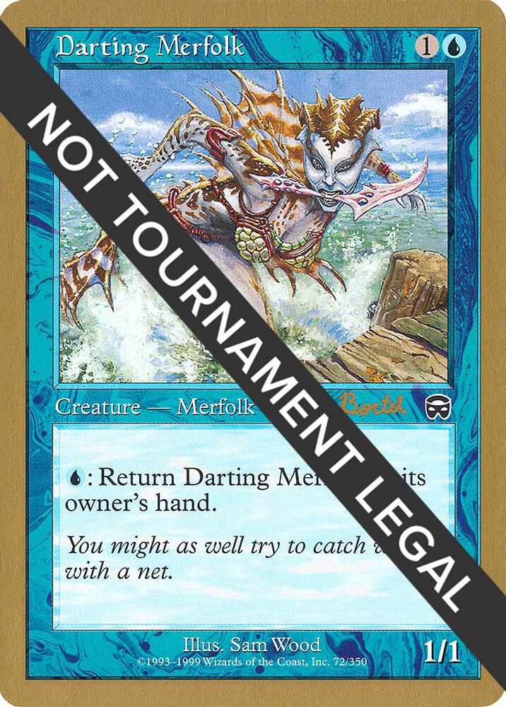 Darting Merfolk - 2001 Alex Borteh (MMQ) card from World Championship Decks