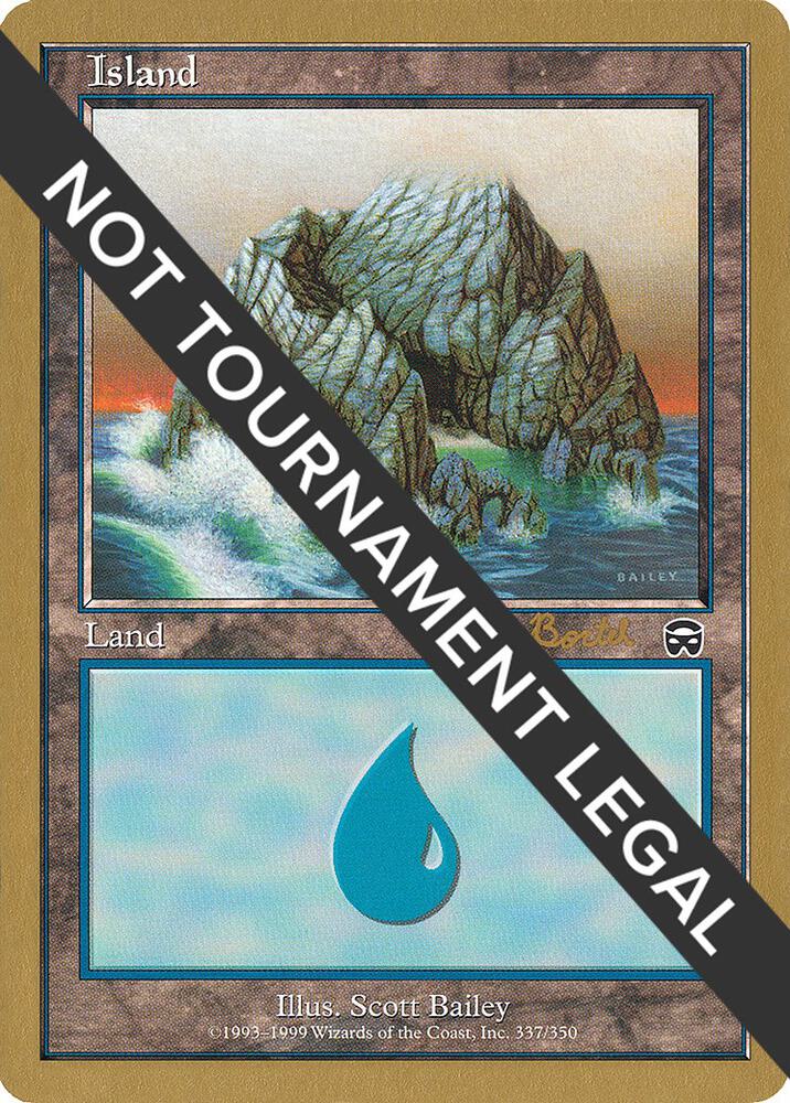 Island (337) - 2001 Alex Borteh (MMQ) card from World Championship Decks