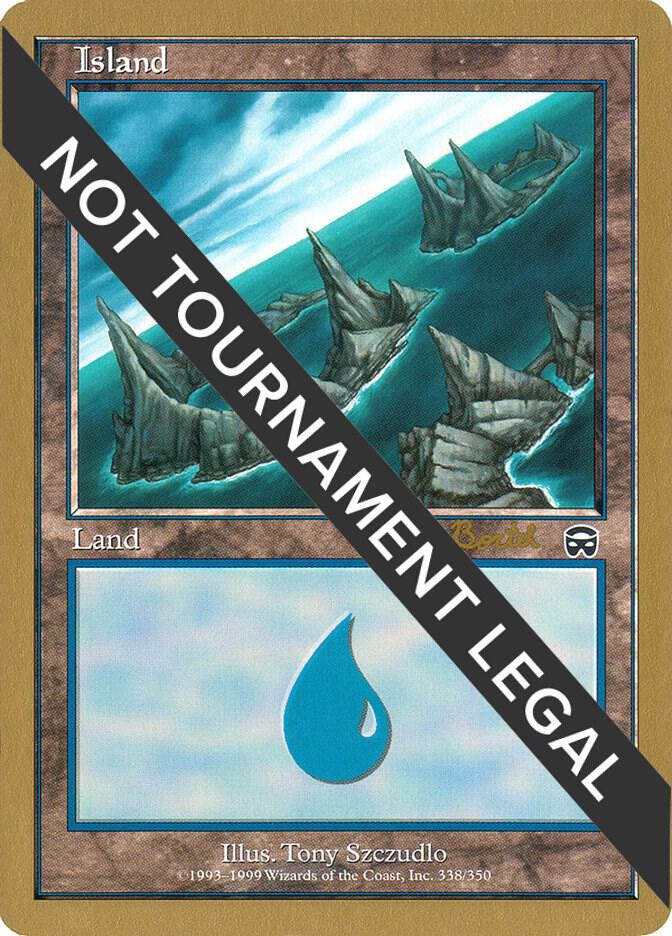 Island (338) - 2001 Alex Borteh (MMQ) card from World Championship Decks