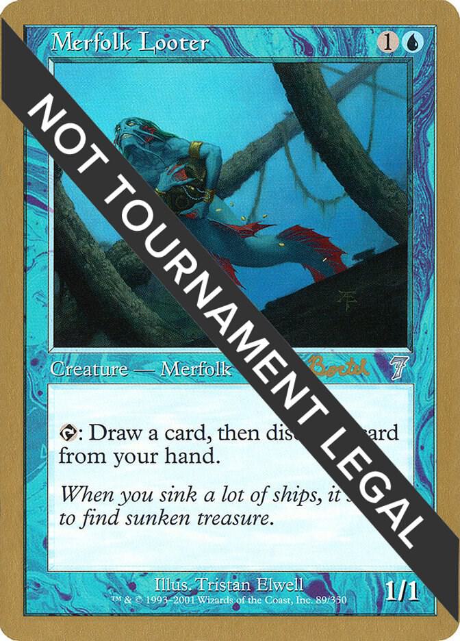 Merfolk Looter - 2001 Alex Borteh (7ED) card from World Championship Decks