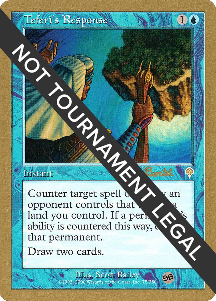 Teferi's Response - 2001 Alex Borteh (INV) (SB) card from World Championship Decks