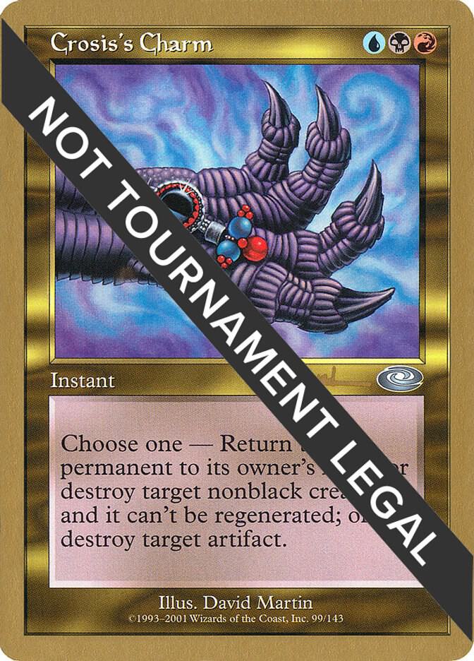 Crosis's Charm - 2001 Antoine Ruel (PLS) card from World Championship Decks
