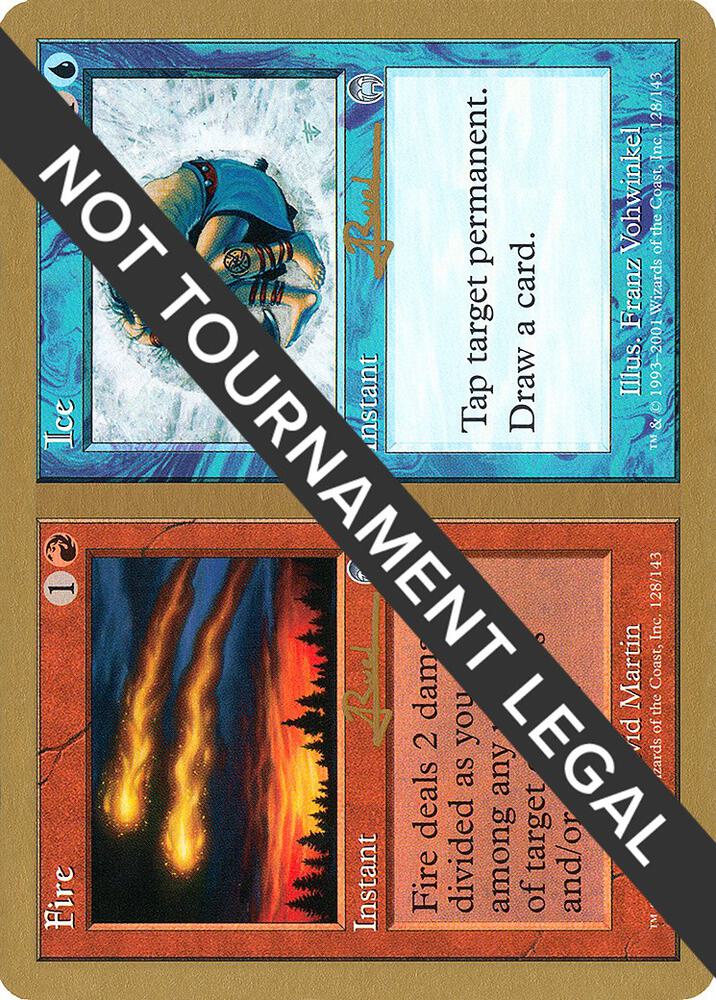 Fire // Ice - 2001 Antoine Ruel (APC) card from World Championship Decks