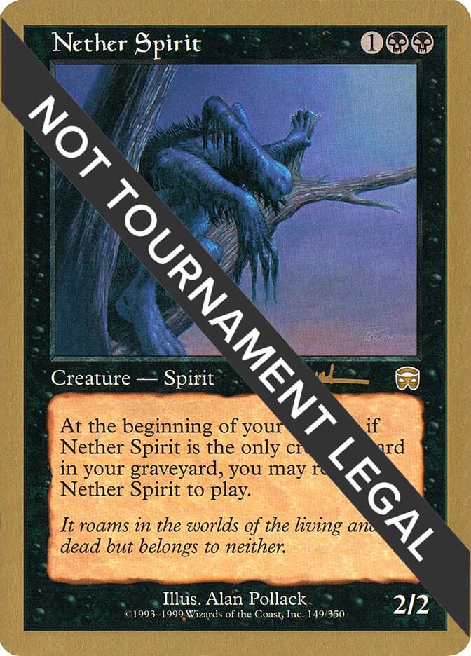 Nether Spirit - 2001 Antoine Ruel (MMQ) card from World Championship Decks