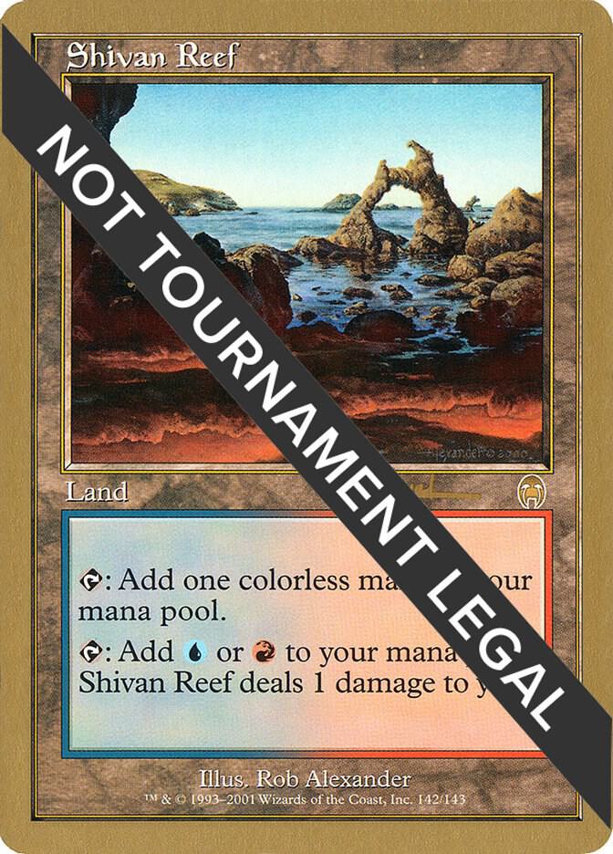 Shivan Reef - 2001 Antoine Ruel (APC) card from World Championship Decks