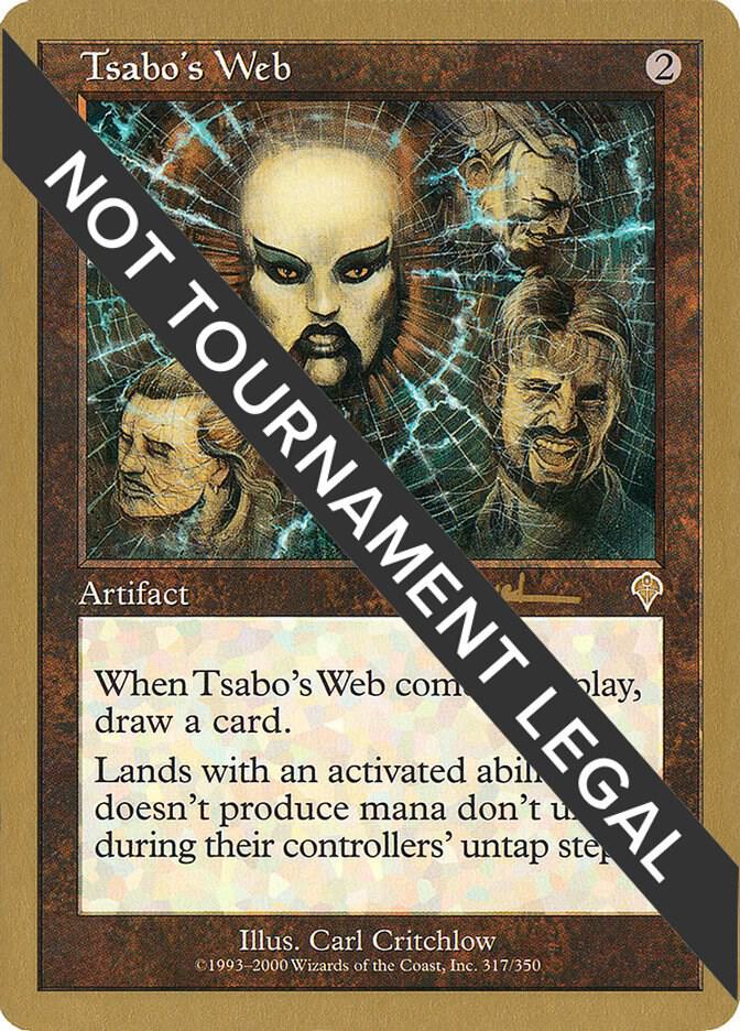 Tsabo's Web - 2001 Antoine Ruel (INV) card from World Championship Decks