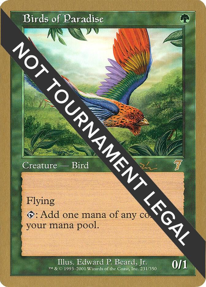 Birds of Paradise - 2001 Jan Tomcani (7ED) card from World Championship Decks