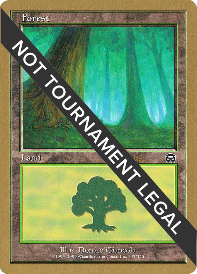 Forest (347) - 2001 Jan Tomcani (MMQ) card from World Championship Decks