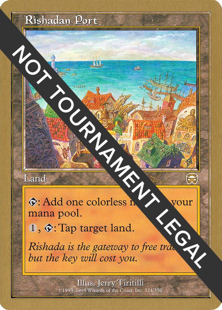 Rishadan Port - 2001 Jan Tomcani (MMQ) card from World Championship Decks