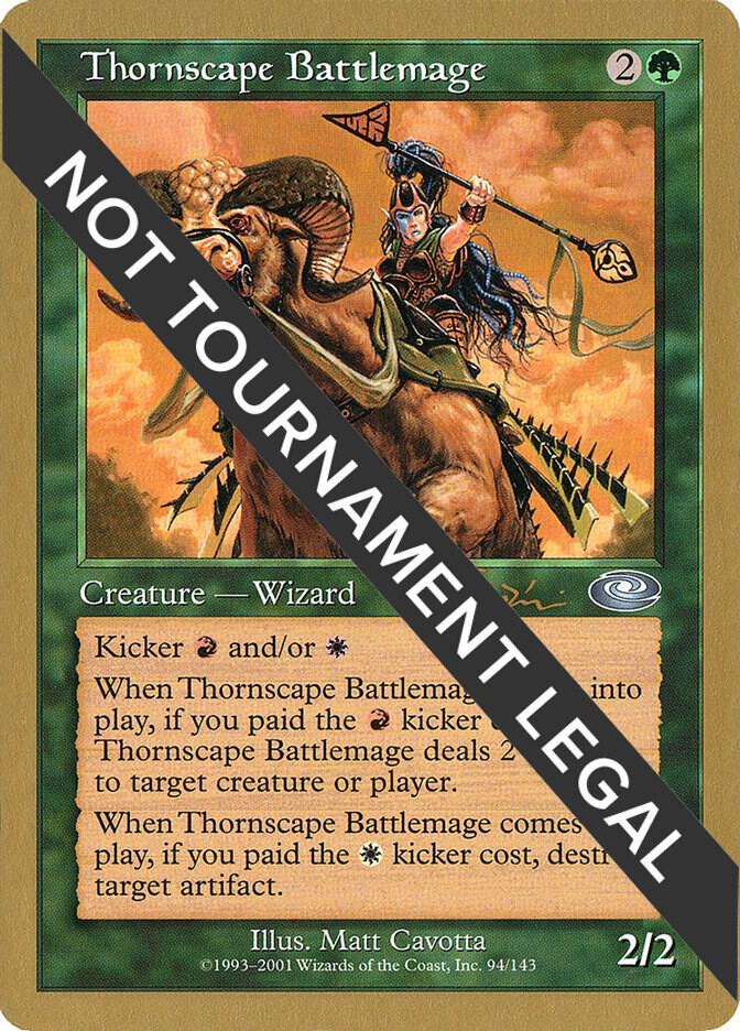 Thornscape Battlemage - 2001 Jan Tomcani (PLS) card from World Championship Decks
