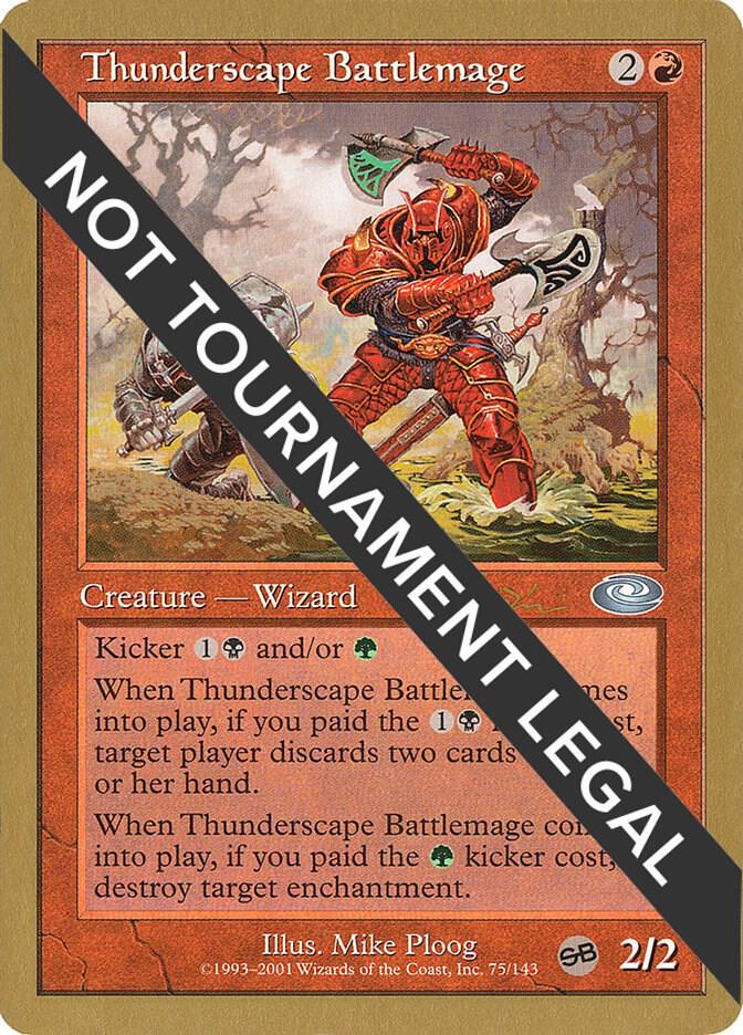 Thunderscape Battlemage - 2001 Jan Tomcani (PLS) card from World Championship Decks