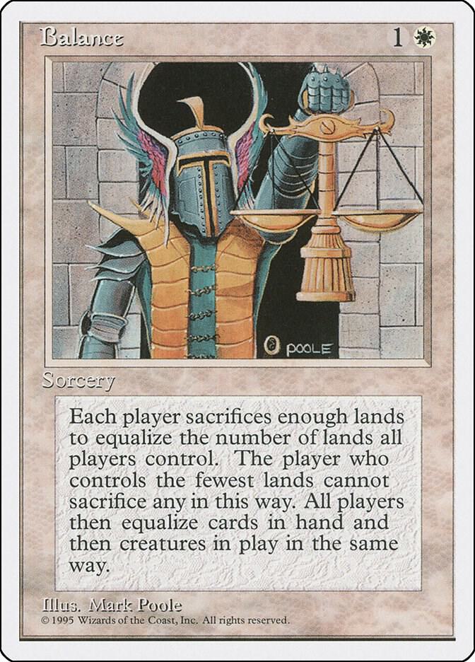 Balance 256 card from Fourth Edition