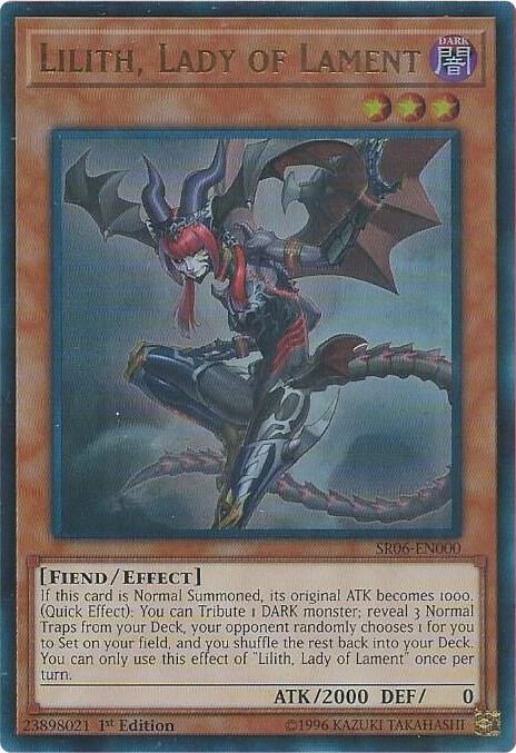 Lilith, Lady of Lament SR06-EN000 card from Structure Deck: Lair of Darkness