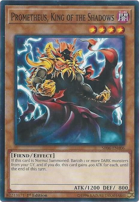 Prometheus, King of the Shadows SR06-EN006 card from Structure Deck: Lair of Darkness