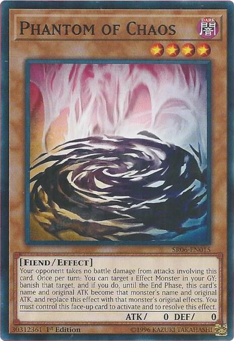 Phantom of Chaos SR06-EN015 card from Structure Deck: Lair of Darkness