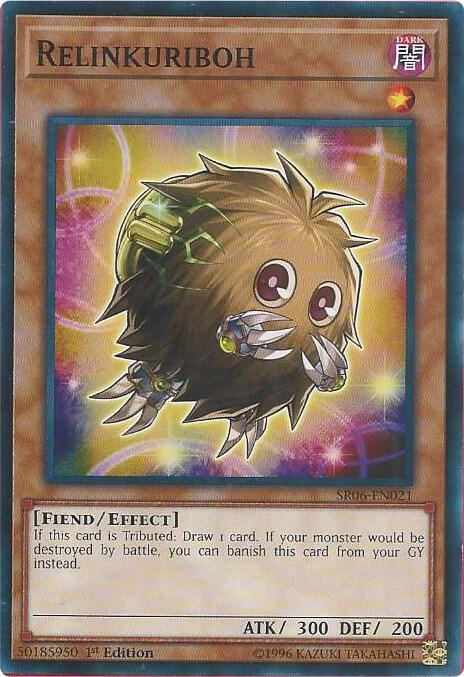 Relinkuriboh SR06-EN021 card from Structure Deck: Lair of Darkness