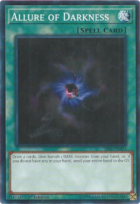 Allure of Darkness SR06-EN024 card from Structure Deck: Lair of Darkness