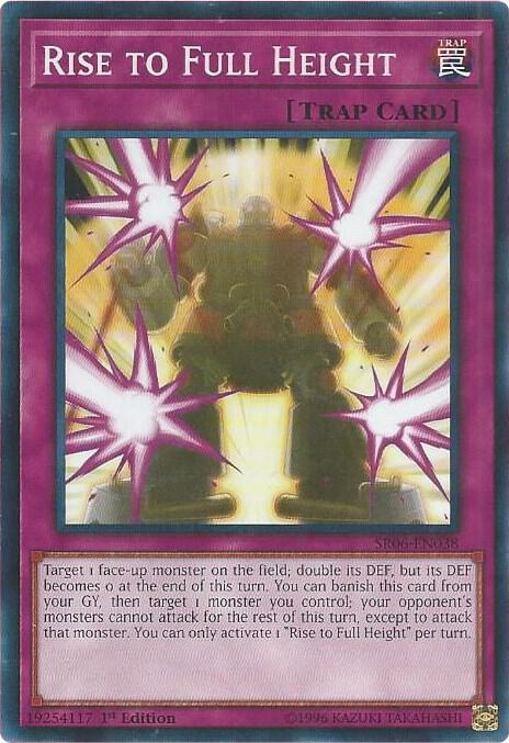Rise to Full Height SR06-EN038 card from Structure Deck: Lair of Darkness
