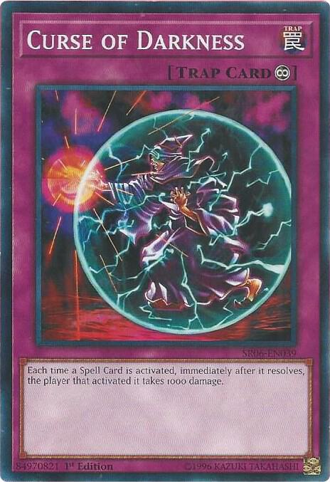 Curse of Darkness SR06-EN039 card from Structure Deck: Lair of Darkness