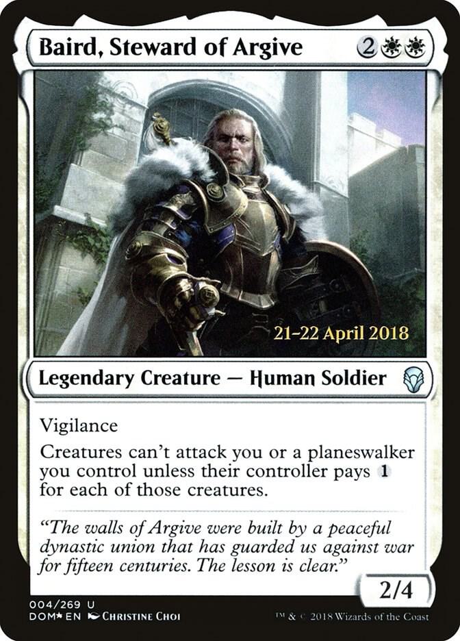 Baird, Steward of Argive 4 card from Prerelease Cards