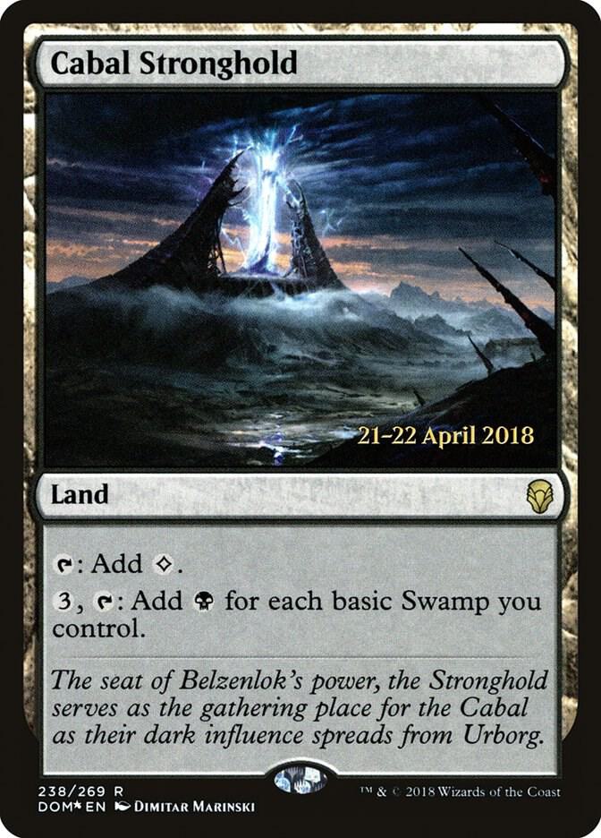 Cabal Stronghold 238 card from Prerelease Cards