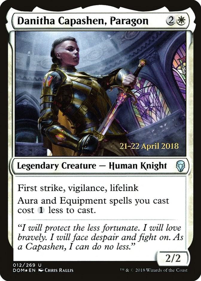Danitha Capashen, Paragon 12 card from Prerelease Cards