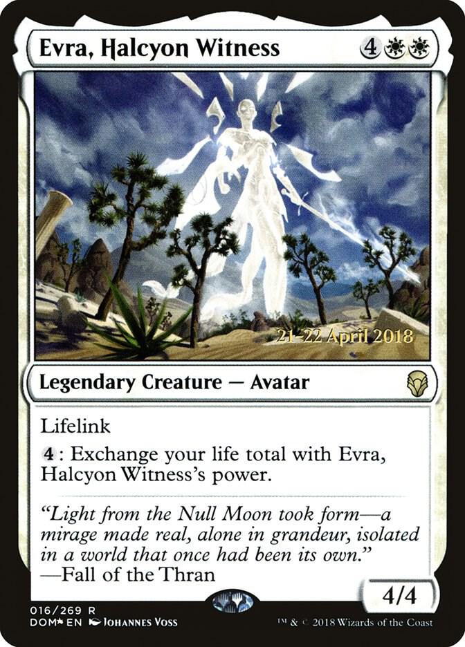 Evra, Halcyon Witness 16 card from Prerelease Cards