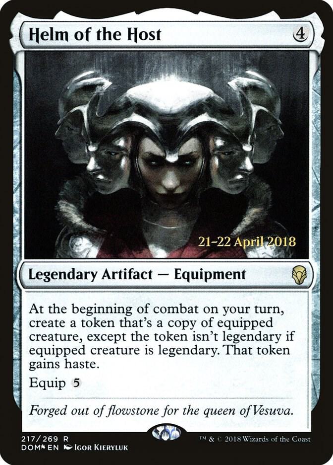 Helm of the Host 217 card from Prerelease Cards