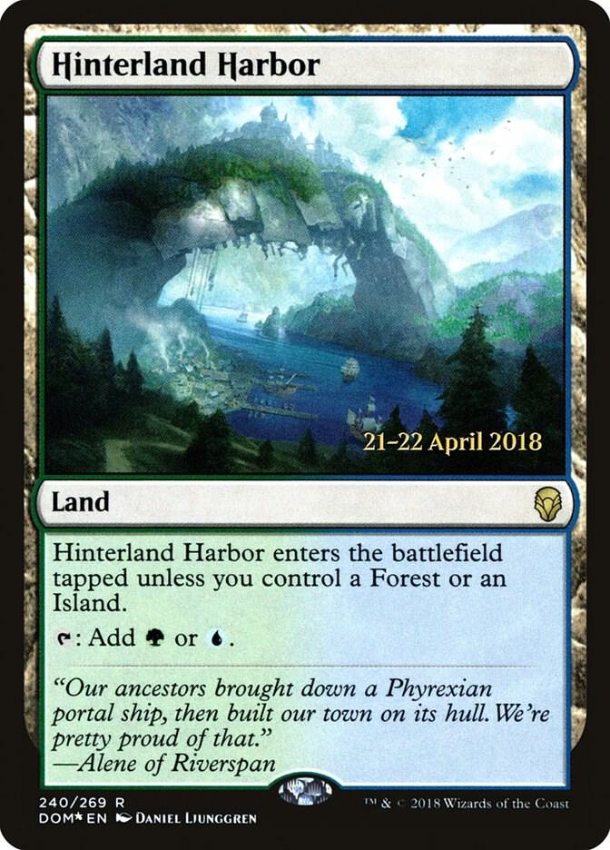 Hinterland Harbor 240 card from Prerelease Cards