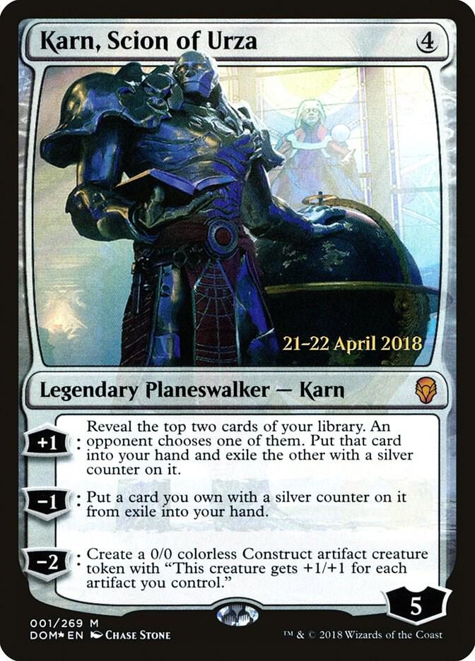 Karn, Scion of Urza 1 card from Prerelease Cards