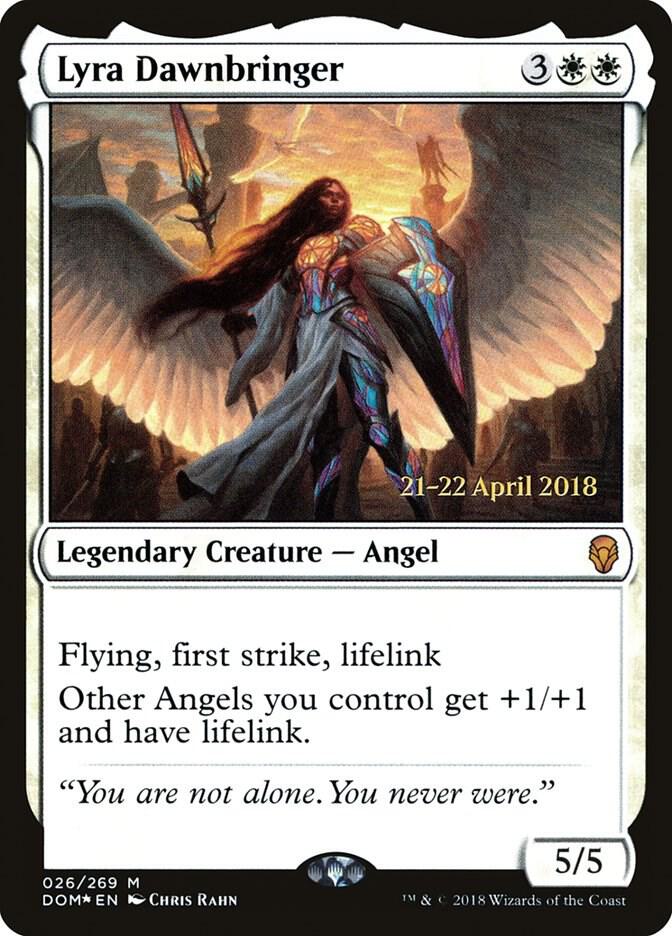 Lyra Dawnbringer 26 card from Prerelease Cards