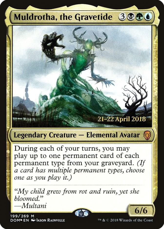 Muldrotha, the Gravetide 199 card from Prerelease Cards