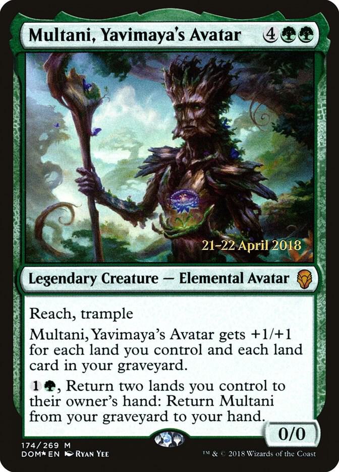 Multani, Yavimaya's Avatar 174 card from Prerelease Cards