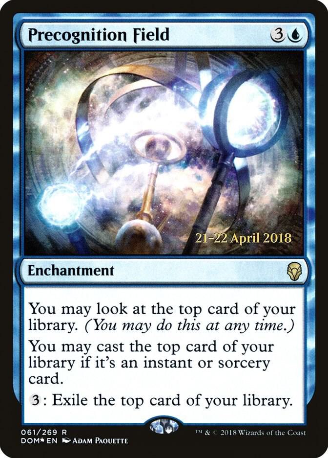 Precognition Field 61 card from Prerelease Cards